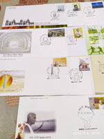 India 2014 Year Pack of 21 FDCs on FIFA Football Music Health Slovenia Joints Issue Sikhism