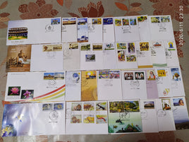 India 2015 Year Pack of 30 FDCs on Mahatma Gandhi Joints Issue Space Wildlife Animals Military
