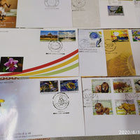 India 2015 Year Pack of 30 FDCs on Mahatma Gandhi Joints Issue Space Wildlife Animals Military