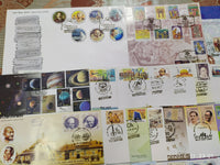 India 2018 Year Pack of 51 FDCs on Mahatma Gandhi Joints Issue Sikhism Handicraft Fashion Textile Costume