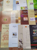 India 2018 Year pack of 52 Blank Folders on Mahatma Gandhi Joints Issue Wildlife Hockey Police