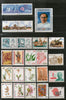 India 1991 Year Pack of 56 Stamps Drug Abuse Mahadevi verma Antartic Treaty Traffic Safety Dance Cartoon Tourism Marine life Dance Gandhi Penguine Orchids Yogasana MNH - Phil India Stamps