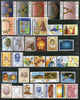 India 2000 Year Pack 68 Stamps Painting Space Gandhi Rajkumar Shukla Gems & Jewellery Railway Wildlife Animals Bird MNH - Phil India Stamps