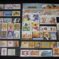 India 2004 Year Pack 55 Stamps Music Tajmahal Trignometrical Joint Issue Cinema MNH