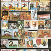 India 2008 Year Pack 79 Stamps Butterfly Cinema Saibaba Ship Christmas Brahmos Hindu Mythology MNH