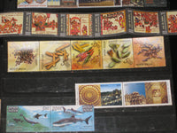 India 2009 Year Pack of 107 Stamps Horses Whale Gandhi Textile Polar Antarctica Hindu Mythology MNH