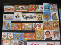 India 2010 Year Pack of 91 Stamps Gandhi Astrological Sign Games Music Baton MNH