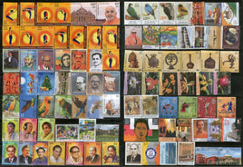 India 2016 Year Pack of 92 Stamps Cinema Birds Yoga Music Tiger Sport Ship Parrot MNH