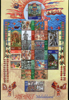 India 2017 Year Pack of 216 Stamps Mahatma Gandhi Joints Issue Ramayan Mahabharat Headgears MNH