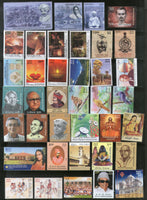 India 2017 Year Pack of 216 Stamps Mahatma Gandhi Joints Issue Ramayan Mahabharat Headgears MNH