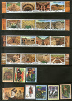 India 2017 Year Pack of 216 Stamps Mahatma Gandhi Joints Issue Ramayan Mahabharat Headgears MNH