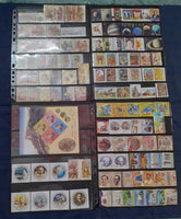India 2018 Year Pack of 117 Stamps Mahatma Gandhi Textile Joints Issue Solar MNH