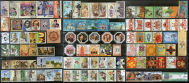 India 2019 Year Pack of 108 Stamps on Mahatma Gandhi Fragrance Sikhism Fashion Textile WW I Joints Issue MNH