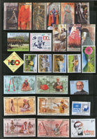 India 2020 Year Pack of 55 Stamps on Mahatma Gandhi COVID-19 Fashion Textile UNESCO Architecture Music Wildlife Terracotta MNH