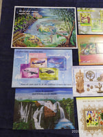 India 2003 Year Pack of 9 M/s on Aero India Medicinal Plants Joints Issue Snakes Waterfall Mt. Everest Museum MNH