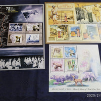 India 2005 Year Pack of 3 M/s on Mahatma Gandhi Dandi March Fauna & Flora Flower Wildlife Letter Box MNH