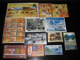 India 2009 Year Pack of 12 M/s Horses Whale Gandhi Textile Polar Antarctica Hindu Mythology Joints Issue MNH