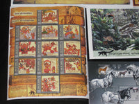 India 2009 Year Pack of 12 M/s Horses Whale Gandhi Textile Polar Antarctica Hindu Mythology Joints Issue MNH