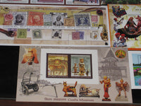 India 2010 Year Pack of 12 M/s Stamp on Stamp Astrological Sign  Games Mexico Jionts Issue Biodiversity  Dance Baton Relay Birds MNH