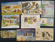 India 2015 Year Pack of 9 M/s on Mahatma Gandhi Wildlife Yoga Space Joints Issue MNH