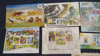 India 2015 Year Pack of 9 M/s on Mahatma Gandhi Wildlife Yoga Space Joints Issue MNH