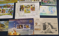 India 2015 Year Pack of 9 M/s on Mahatma Gandhi Wildlife Yoga Space Joints Issue MNH