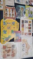 India 2018 Year Pack of 23 M/s on Mahatma Gandhi Solar System Tourism Handicraft Handloom Joints Issue Hockey Odd Shaped MNH