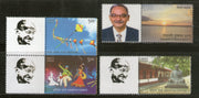 India 2015 Year pack of 4 My stamps on Gandhi Dance Kite Godavari Pushkaram MNH - Phil India Stamps