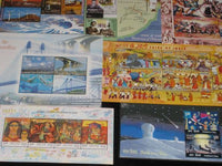 India 2007 Year pack of 11 M/s Gandhi Energy Airforce Rose Bridge Buddha Fairs Aeroplane MNH