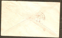 India 1949 Mahatma Gandhi's SABKO SANMATI DE BHAGWAN Bombay Slogan Cover to Bhuj