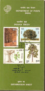 India 1987 Indian Trees Flora Plant Flower Phila-1104-07 Cancelled Folder
