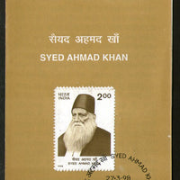 India 1998 Syed Ahmad Khan Phila-1615 Cancelled Folder