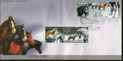 India 2009 Indigenous Horses of India Animal 4v Se-Tenant FDC