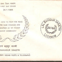 India 1966 Lal Bahadur Shastri Phila-426 FDC