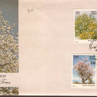 India 1981 Flowering Tree Plant Phila-861-64 FDC