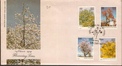 India 1981 Flowering Tree Plant Phila-861-64 FDC