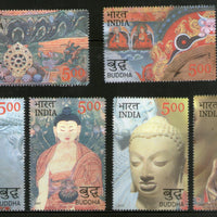 India 2007 Mahaparinirvana of Buddha Buddhism Phila-2271a Set MNH