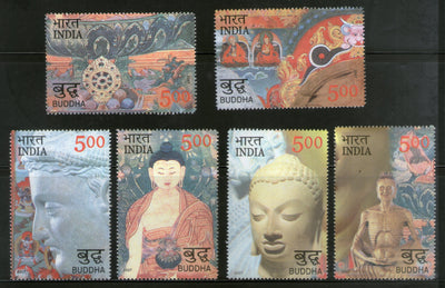 India 2007 Mahaparinirvana of Buddha Buddhism Phila-2271a Set MNH