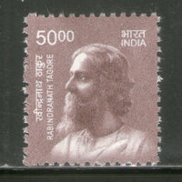 India 2019 11th Def. Series Makers of India 5000p Rabindranath Tagore 1v MNH