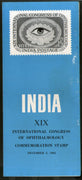 India 1962 Ophthalmology Congress Phila-378 Blank Folder