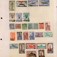 India 1947-56 Jai Hind Gandhi Republic Everest Archeological Buddha Used Collection