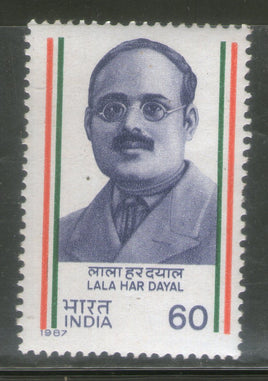 India 1987 Lala Har Dayal Phila-1064 MNH