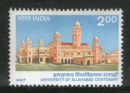India 1987 Allahabad University Education Phila-1089 MNH