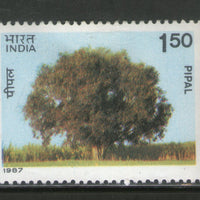India 1987 Indian Trees Pipal Phila-1105 MNH