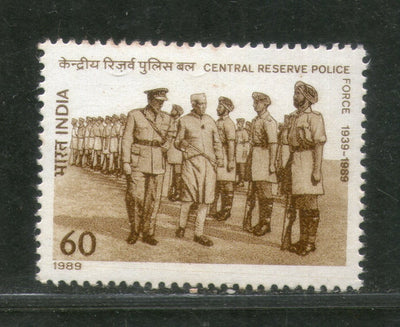 India 1989 Central Reserve Police Force Military Phila-1205 MNH