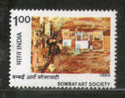 India 1989 Bombay Art Society Painting Phila-1224 MNH