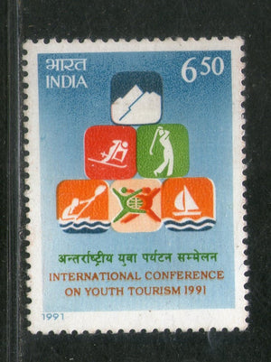 India 1991 International Youth Tourism Phila-1315 MNH