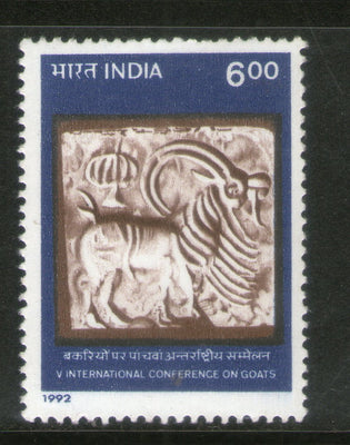 India 1992 Int'al Conference on Goats 1v Phila-1328 MNH