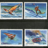 India 1992 Adventure Sport 4v Phila-1332-35 MNH