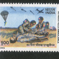 India 1992 Parachute Field Ambulance Military 1v Phila-1345 MNH